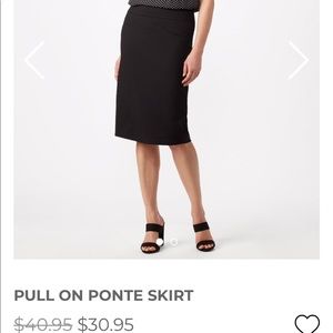 Dress Barn Skirt - Black - Women’s Size 16